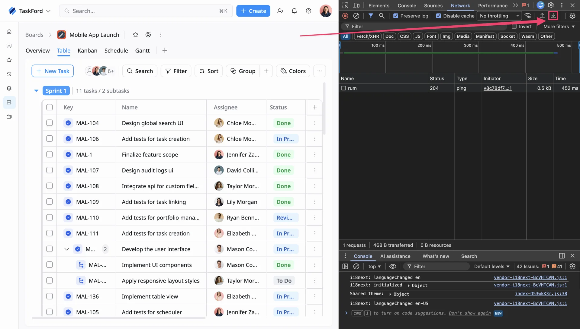 Download the HAR file Download the HAR file