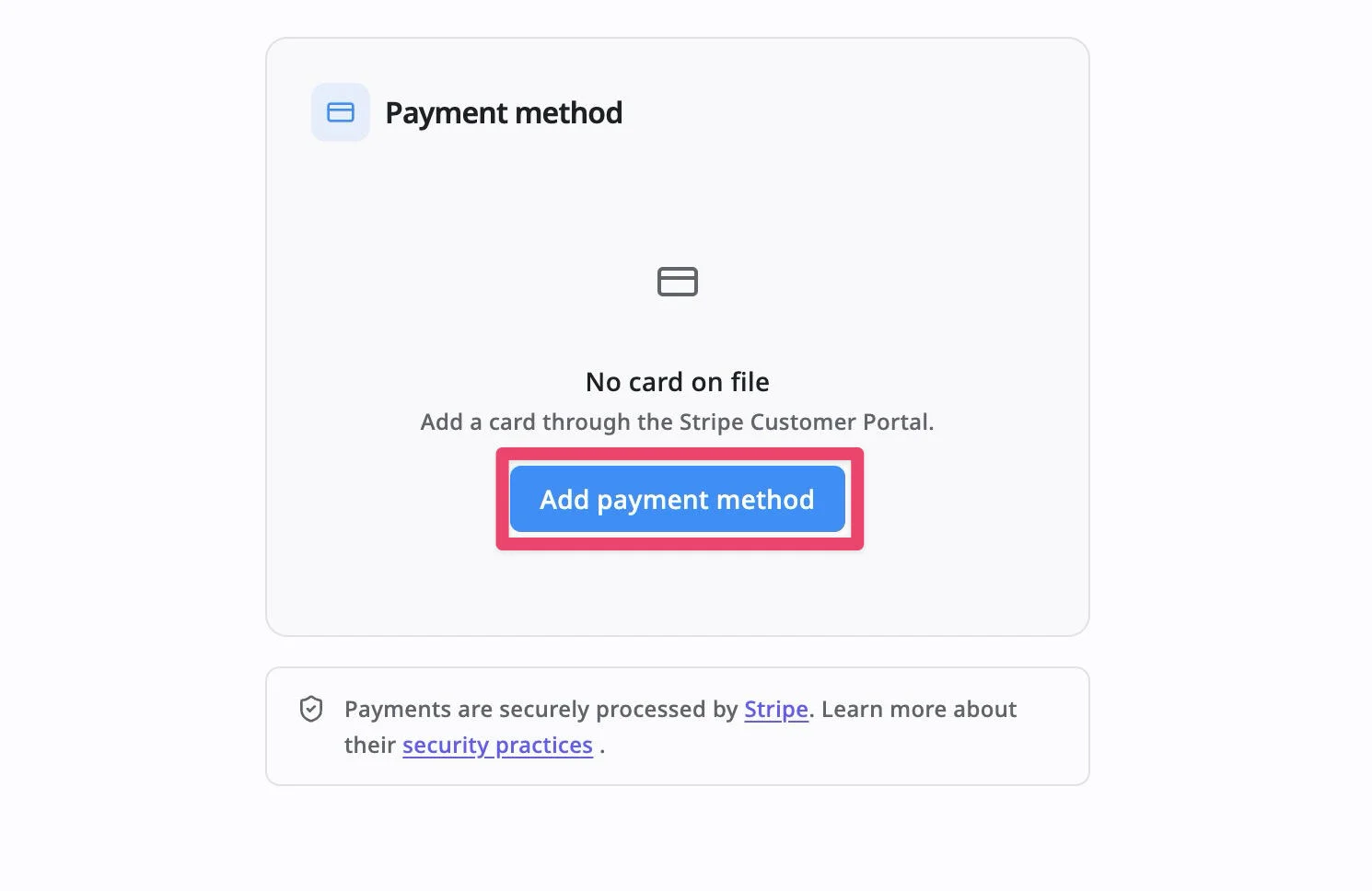 Add a payment method 01 Add a payment method 01