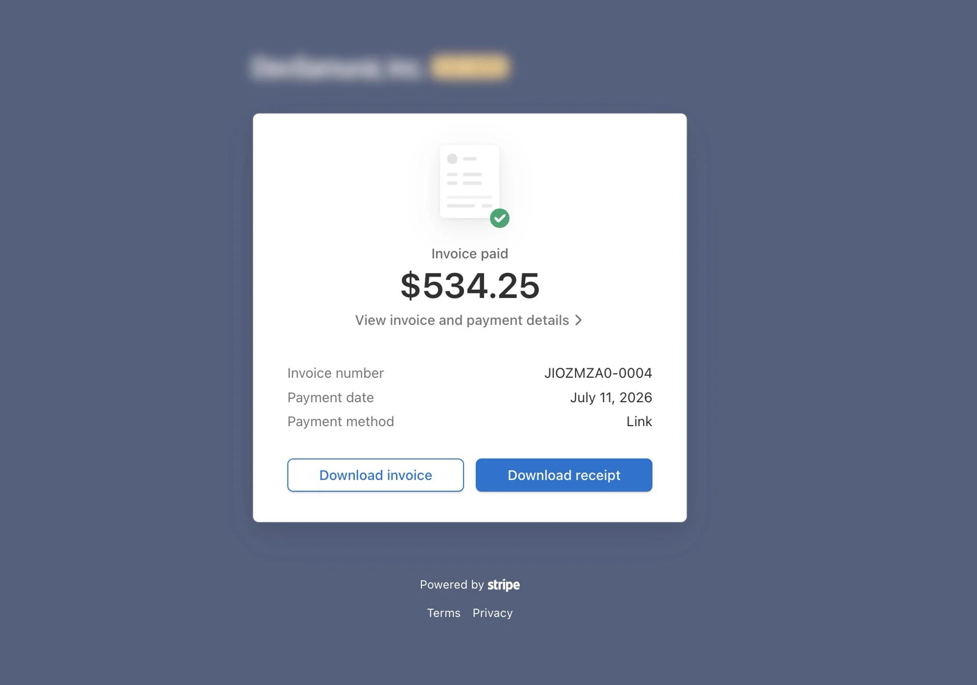 View invoice details 02 View invoice details 02