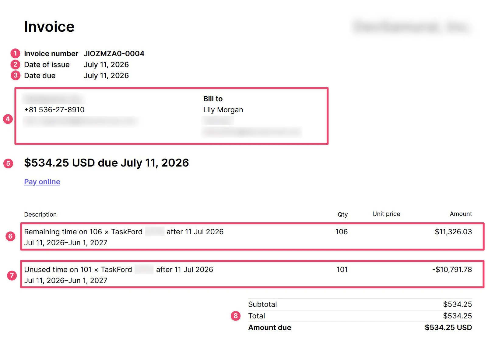 Understand invoice documents Understand invoice documents