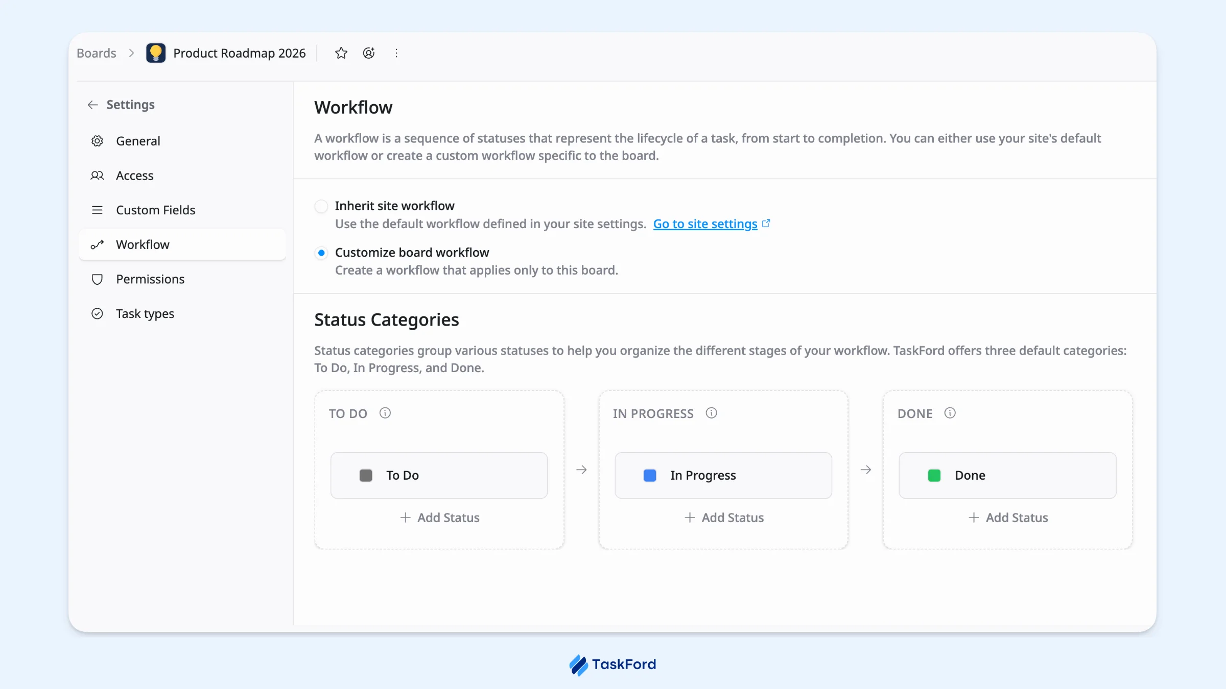 workflow setting workflow setting