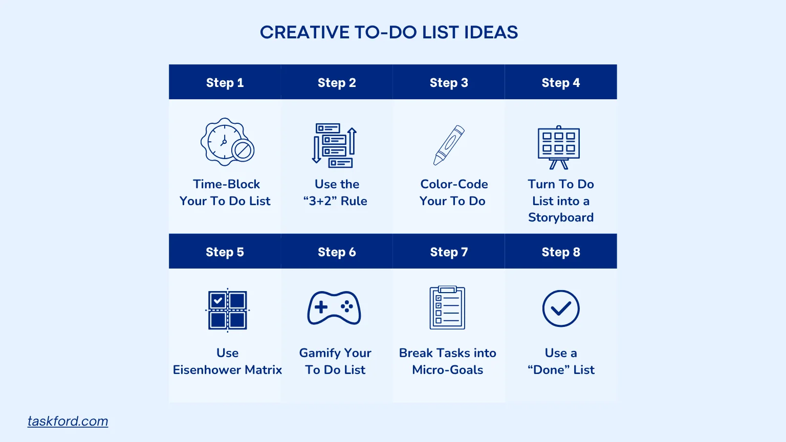 Creative To Do List Ideas