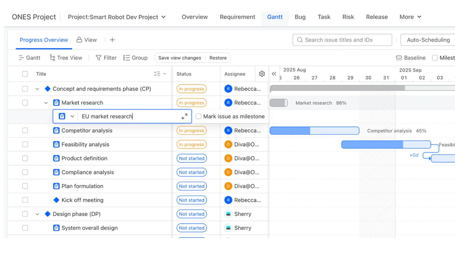 ONES.com project management software