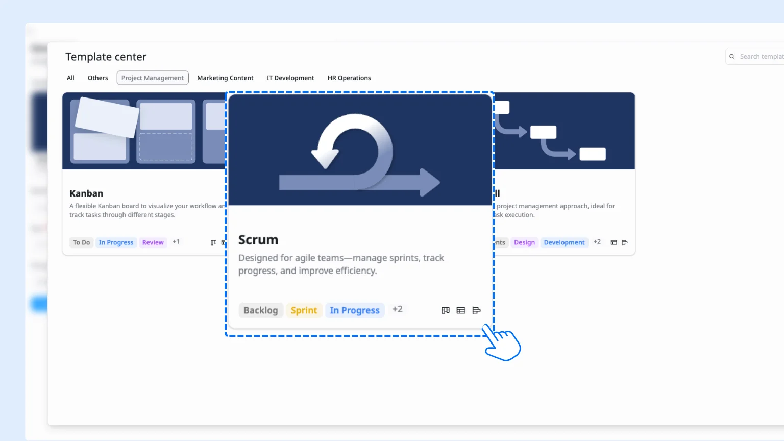 backlog management template in taskford