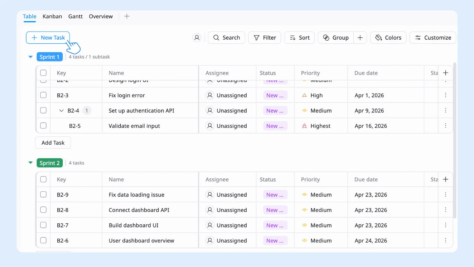 Step 1 – Build and manage your backlog