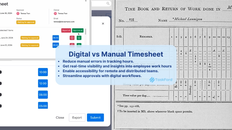 Transition from Manual to Digital Timesheets