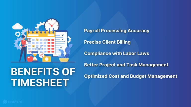 Benefits of Implementing Timesheets into your work