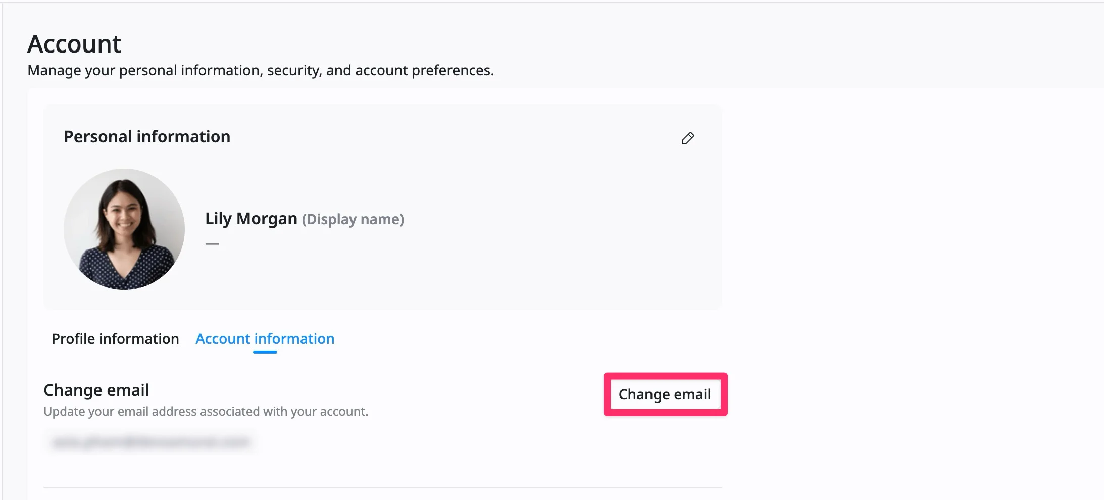 Change email address 01 Change email address 01