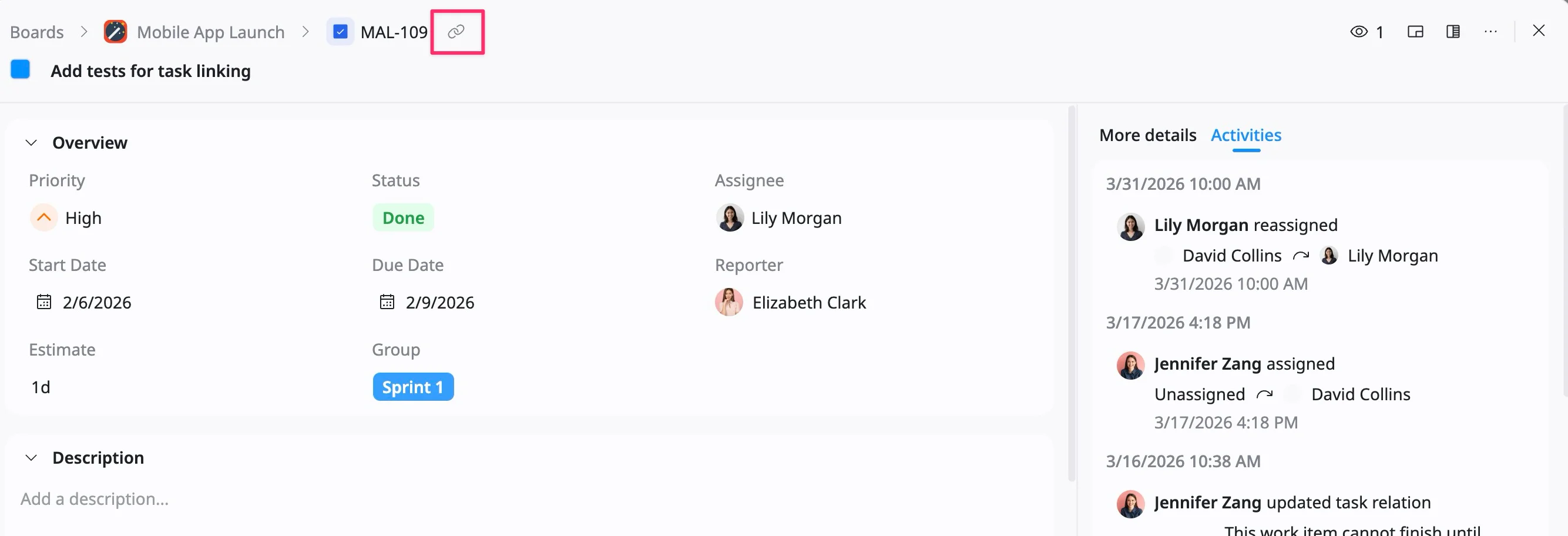 Share tasks Share tasks