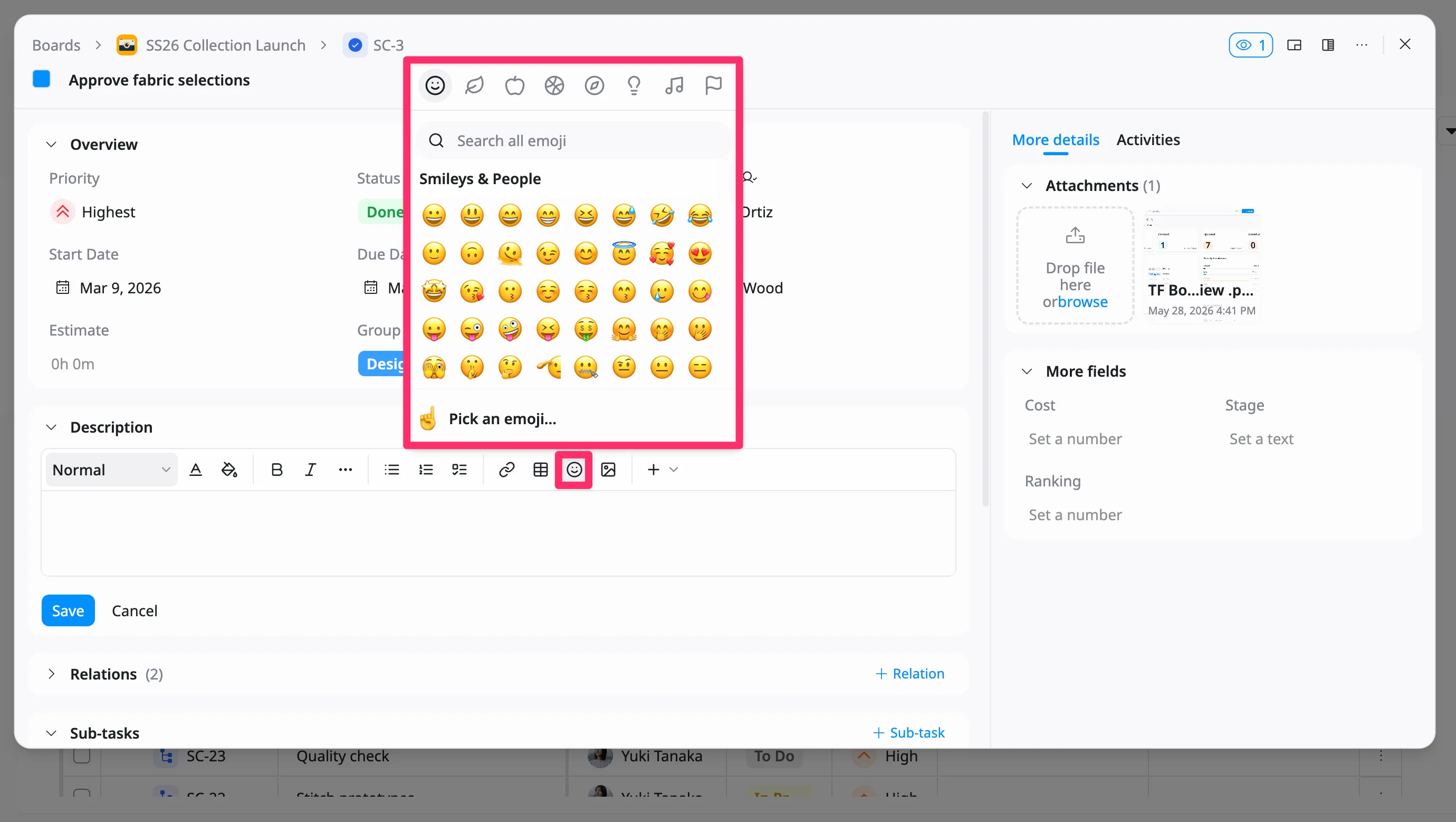 Add emojis Add emojis