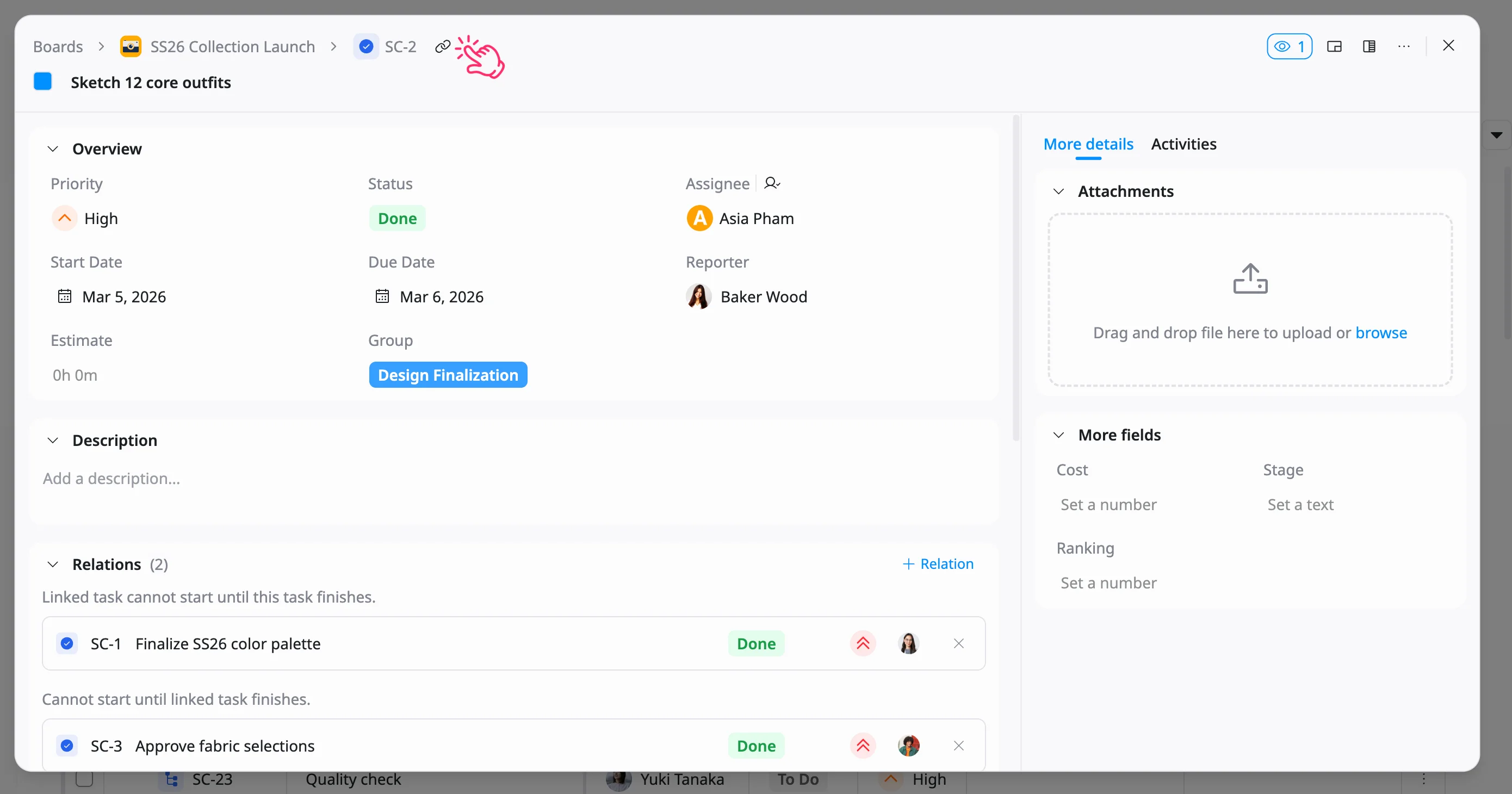 Share a task Share a task