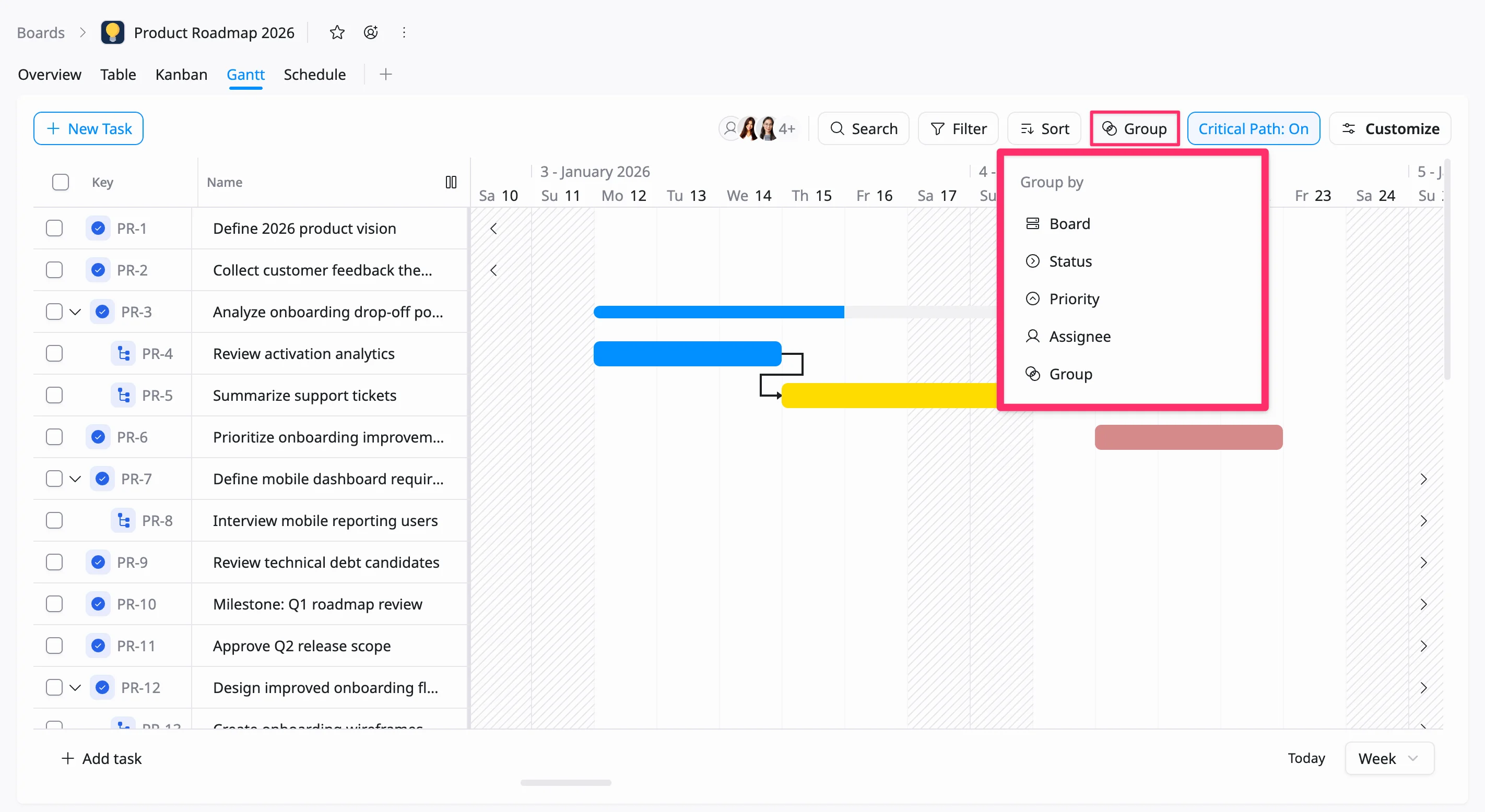 How to group tasks How to group tasks