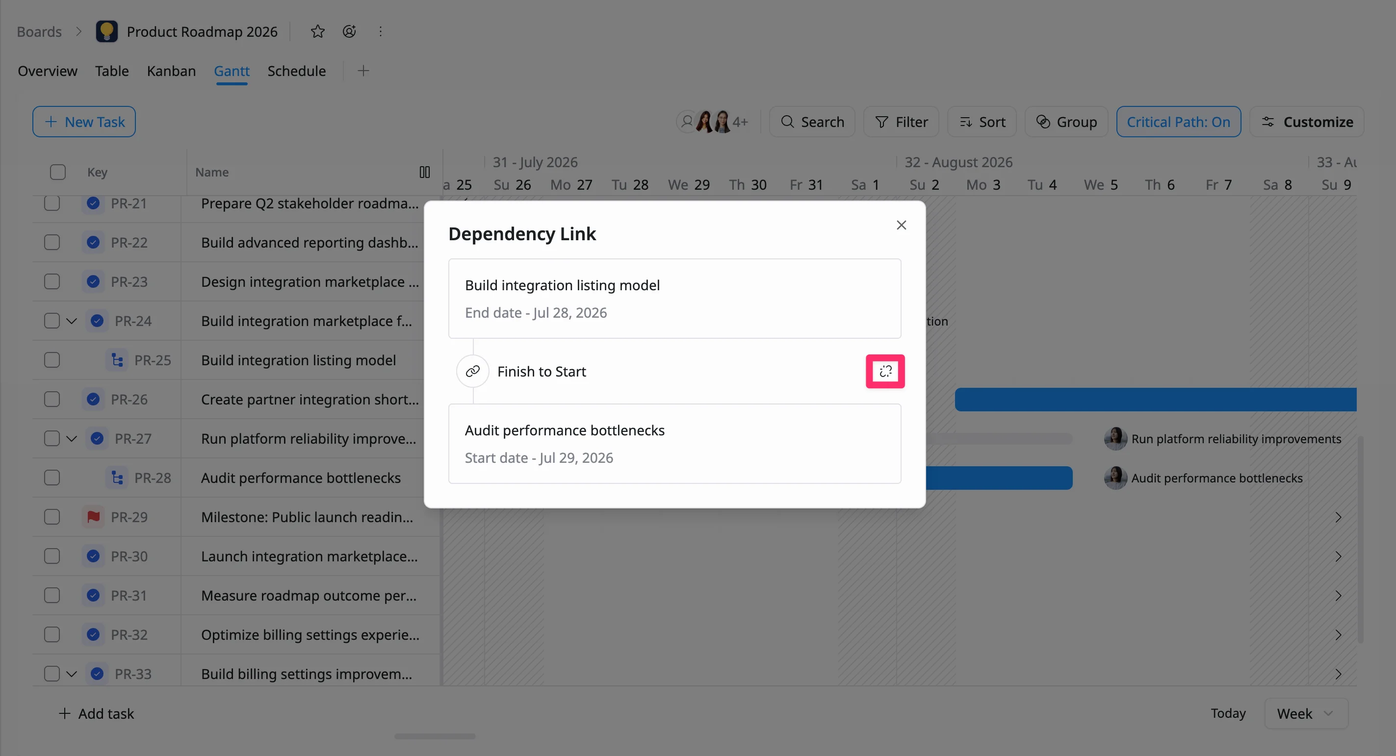 Remove a dependency Remove a dependency
