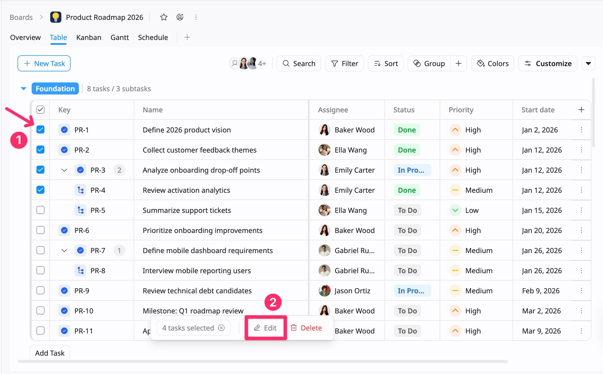 Bulk edit tasks 01 Bulk edit tasks 01
