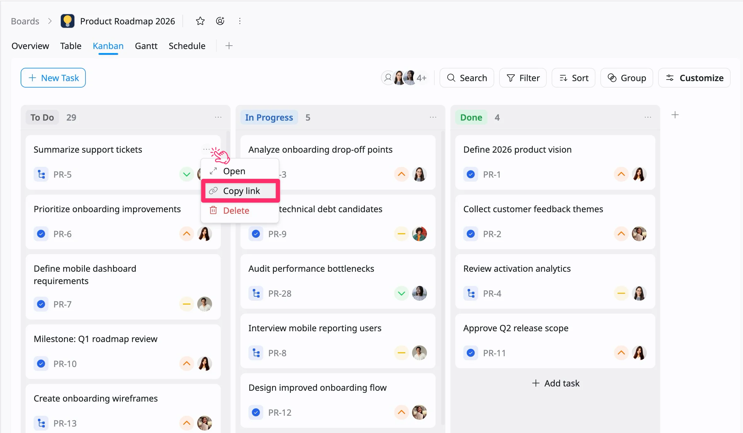 Share a task Share a task
