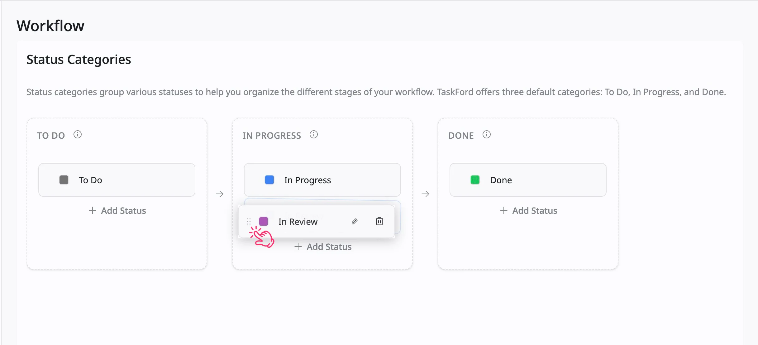 Reorder workflow sequence Reorder workflow sequence