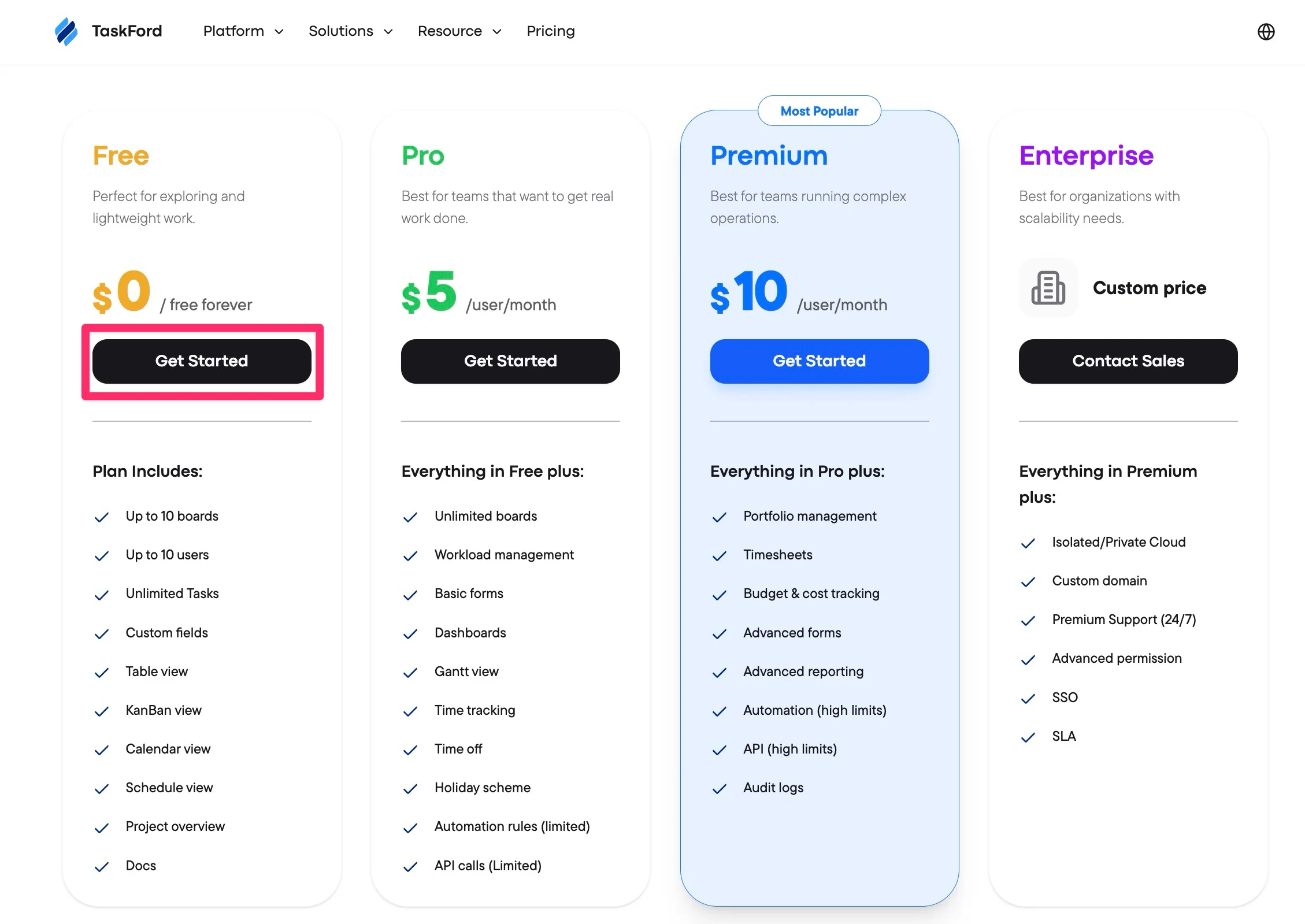 Start on the Free plan Start on the Free plan