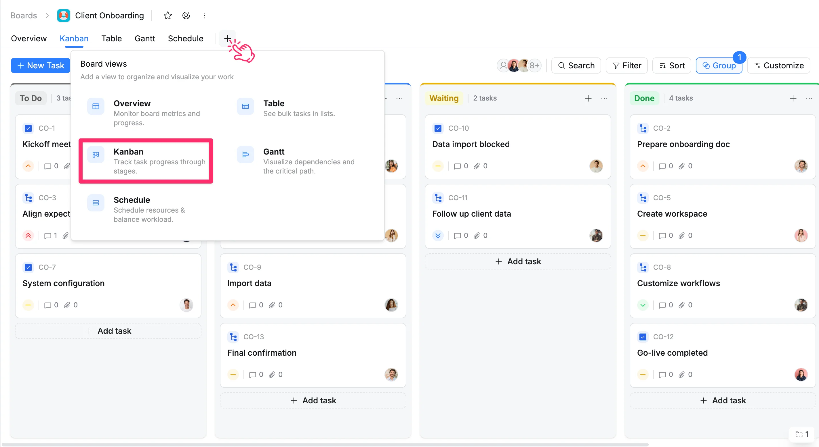 Create a Kanban view Create a Kanban view