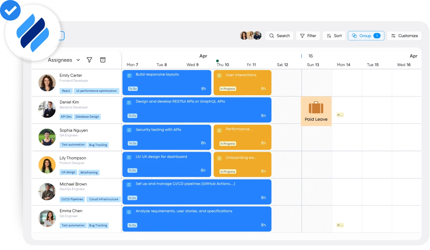 Hub Planner vs TaskFord - TaskFord delivery and resource visibility workspace