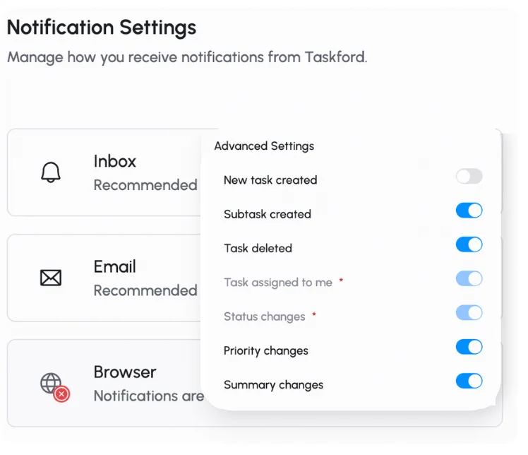 Notifications & Alerts