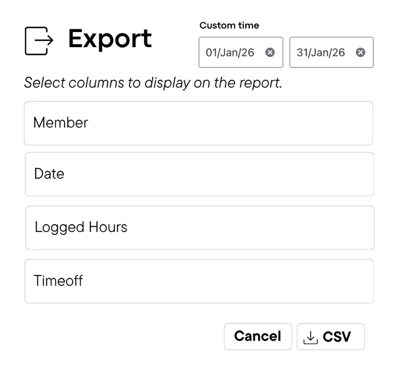 Export & Share Reports