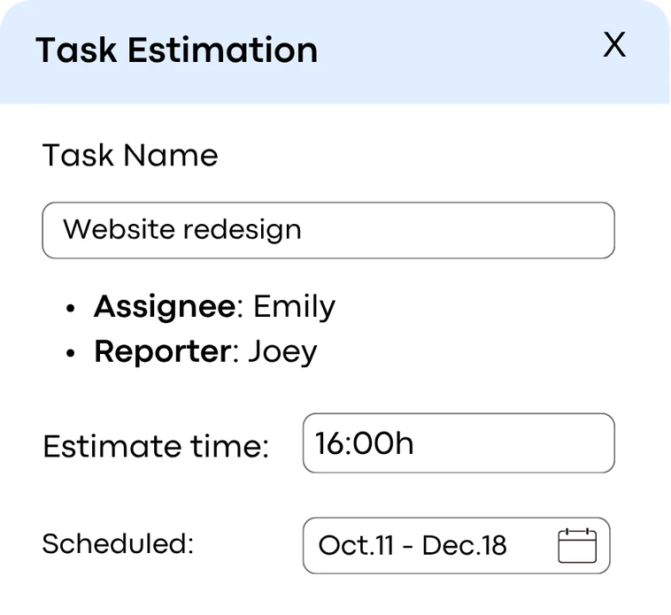 Reliable Time Estimates
