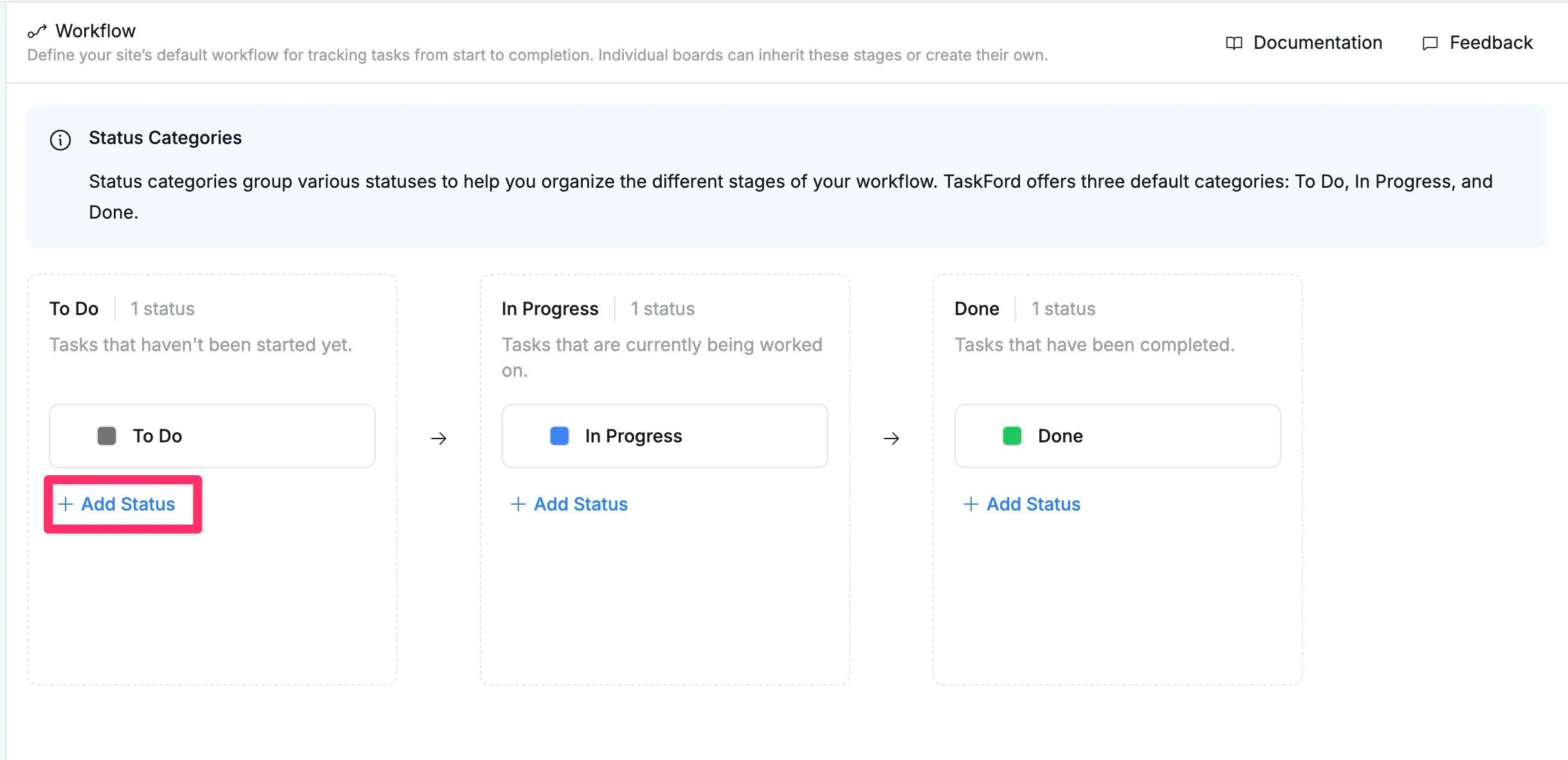 Add a new status Add a new status