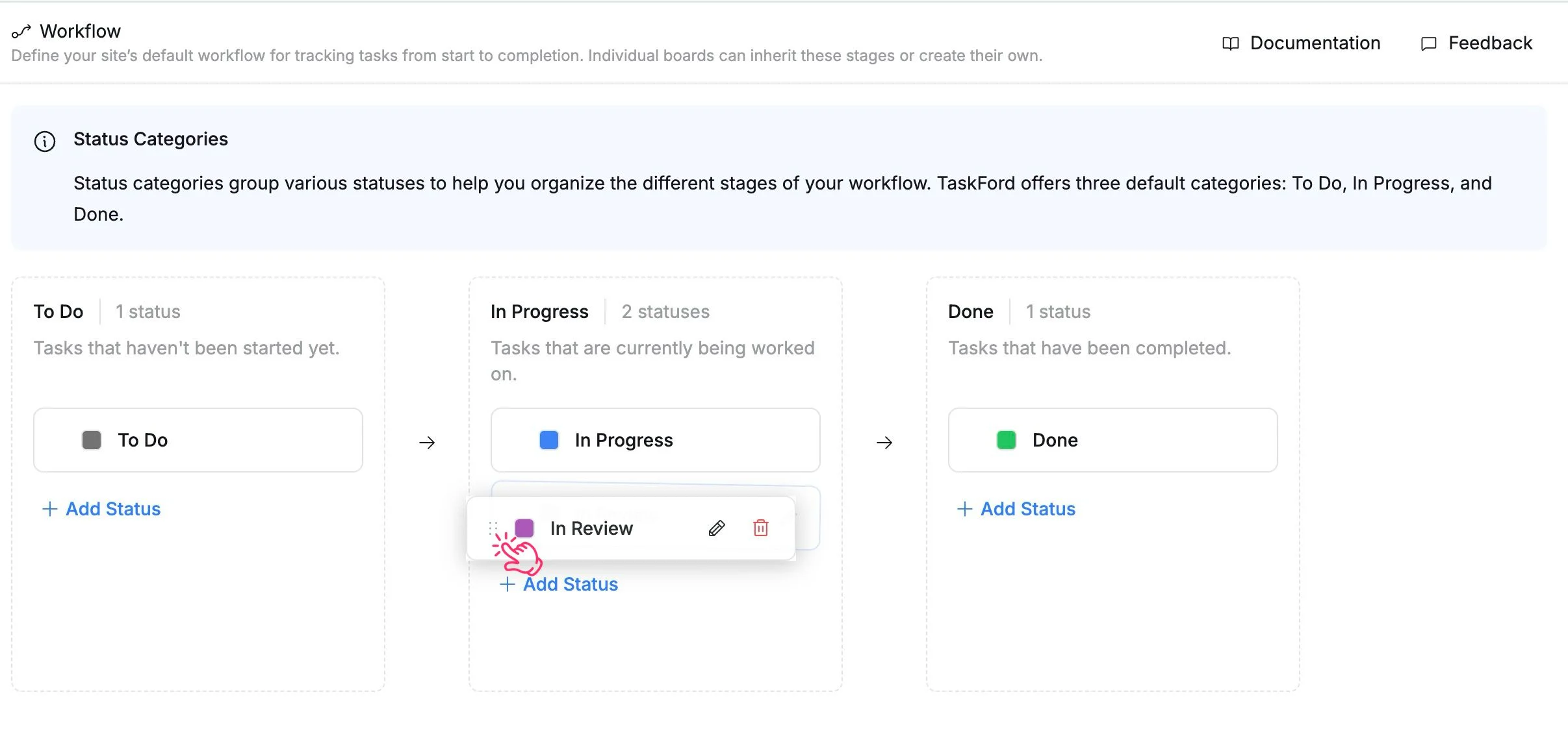 Reorder workflow sequence Reorder workflow sequence