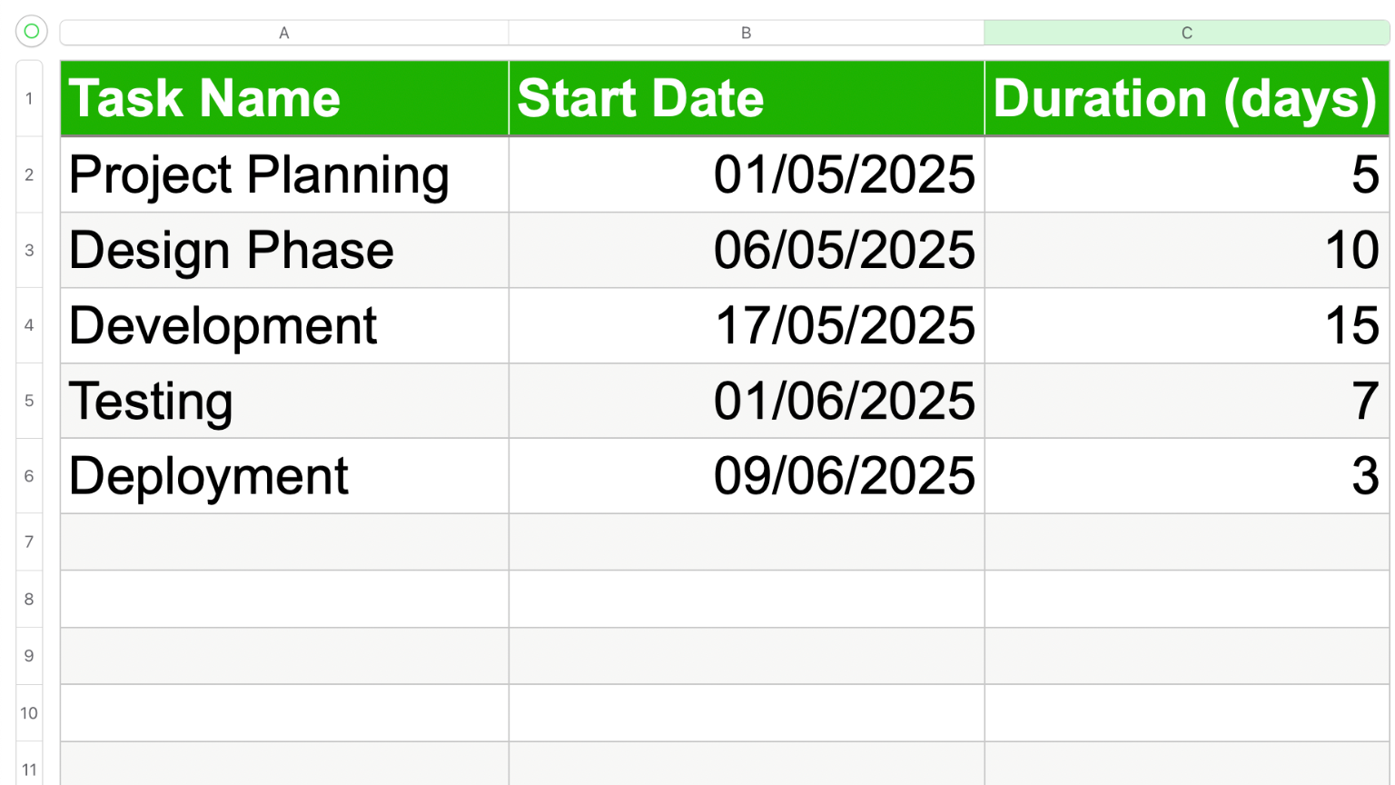 Prepare Your Project Data