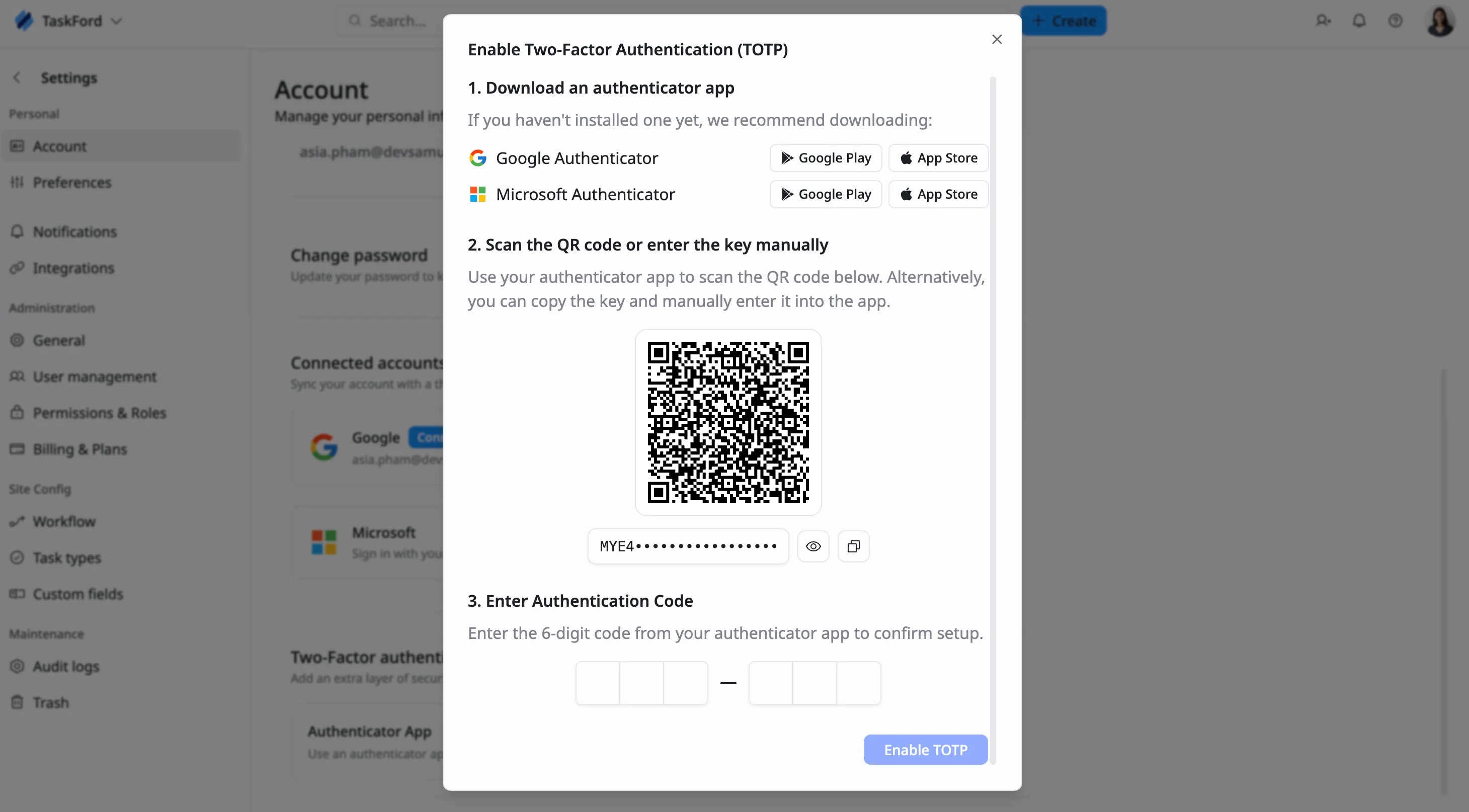 Set up Two-Factor Authentication 03 Set up Two-Factor Authentication 03