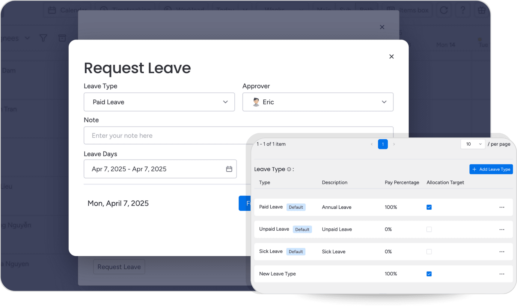 Centralized Leave Requests and Approvals for Efficiency