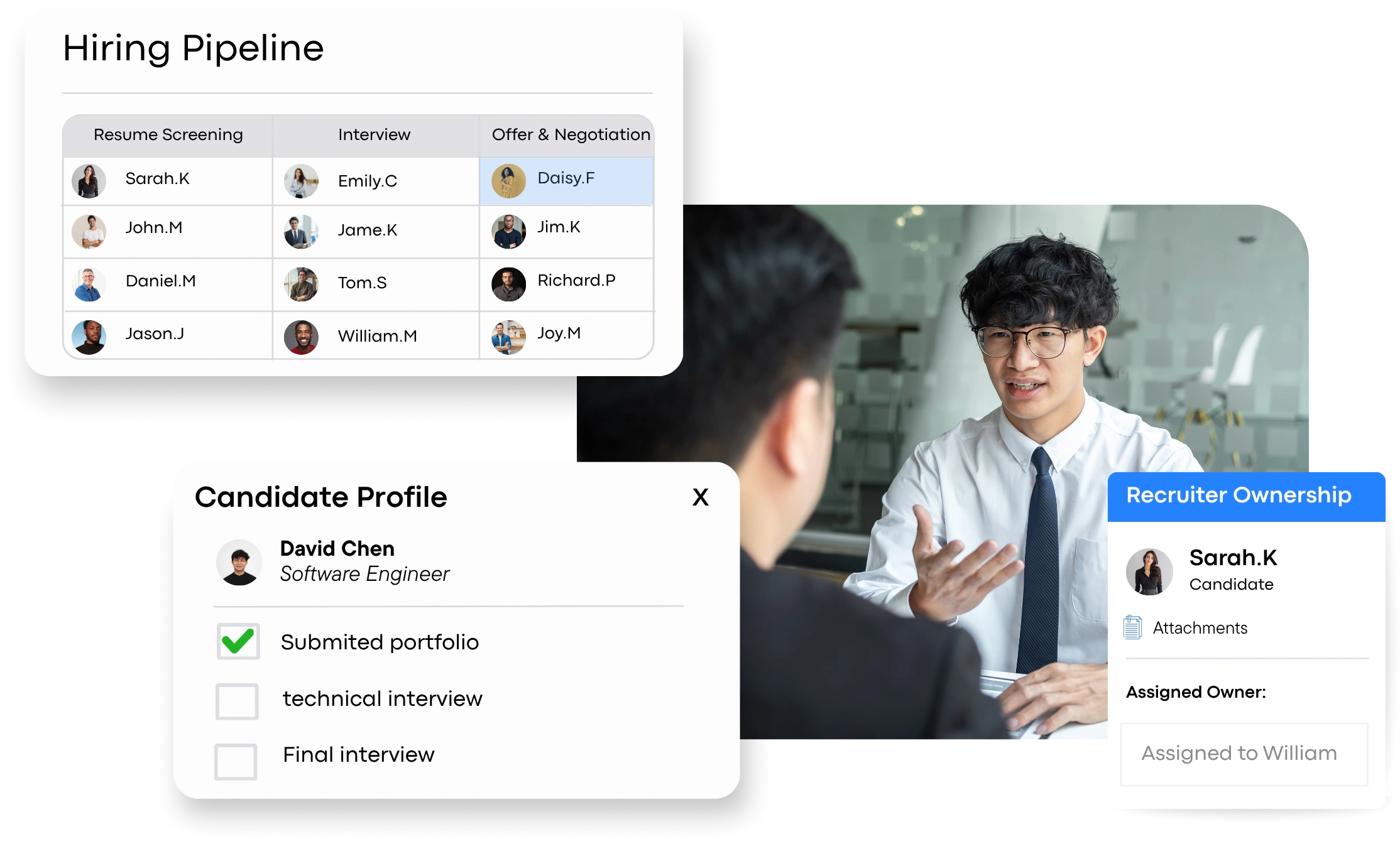 Clear hiring pipeline