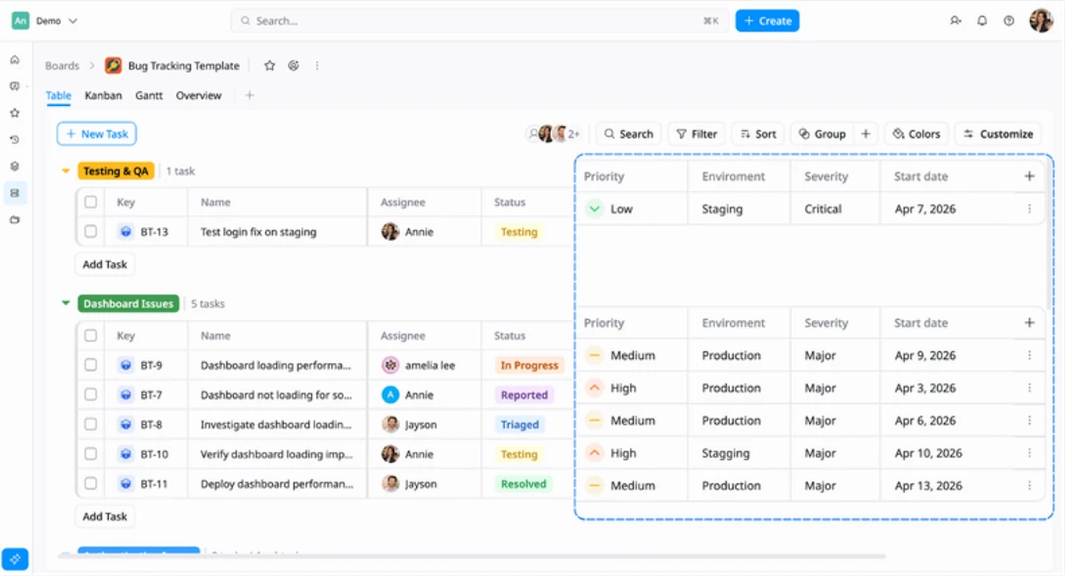 Organize and prioritize
