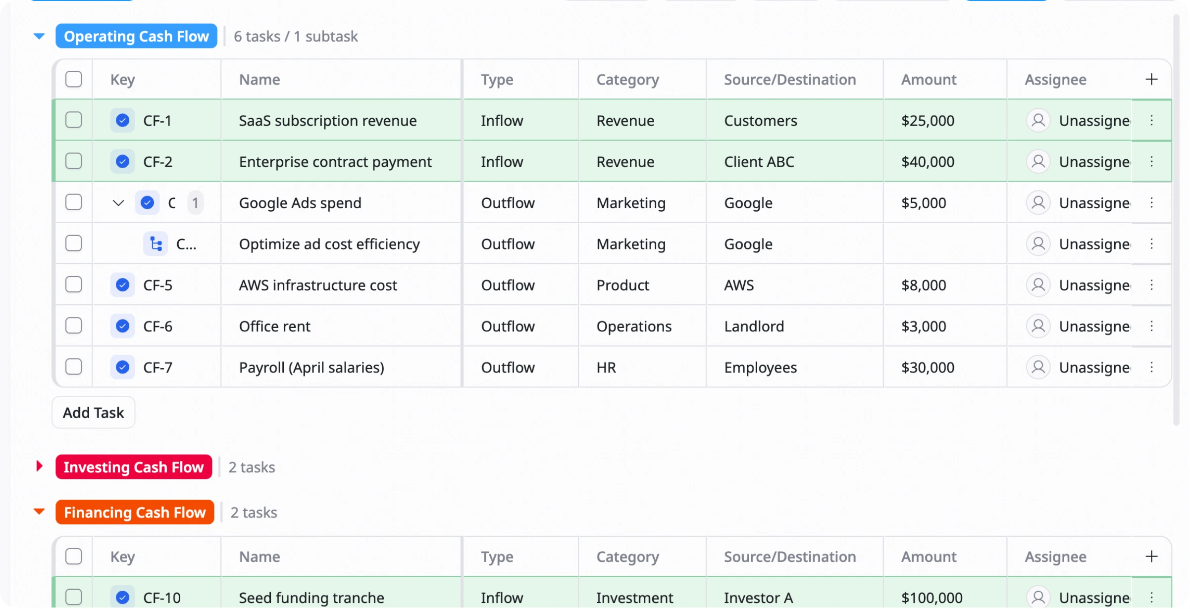 Cash Flow Management Template hero image