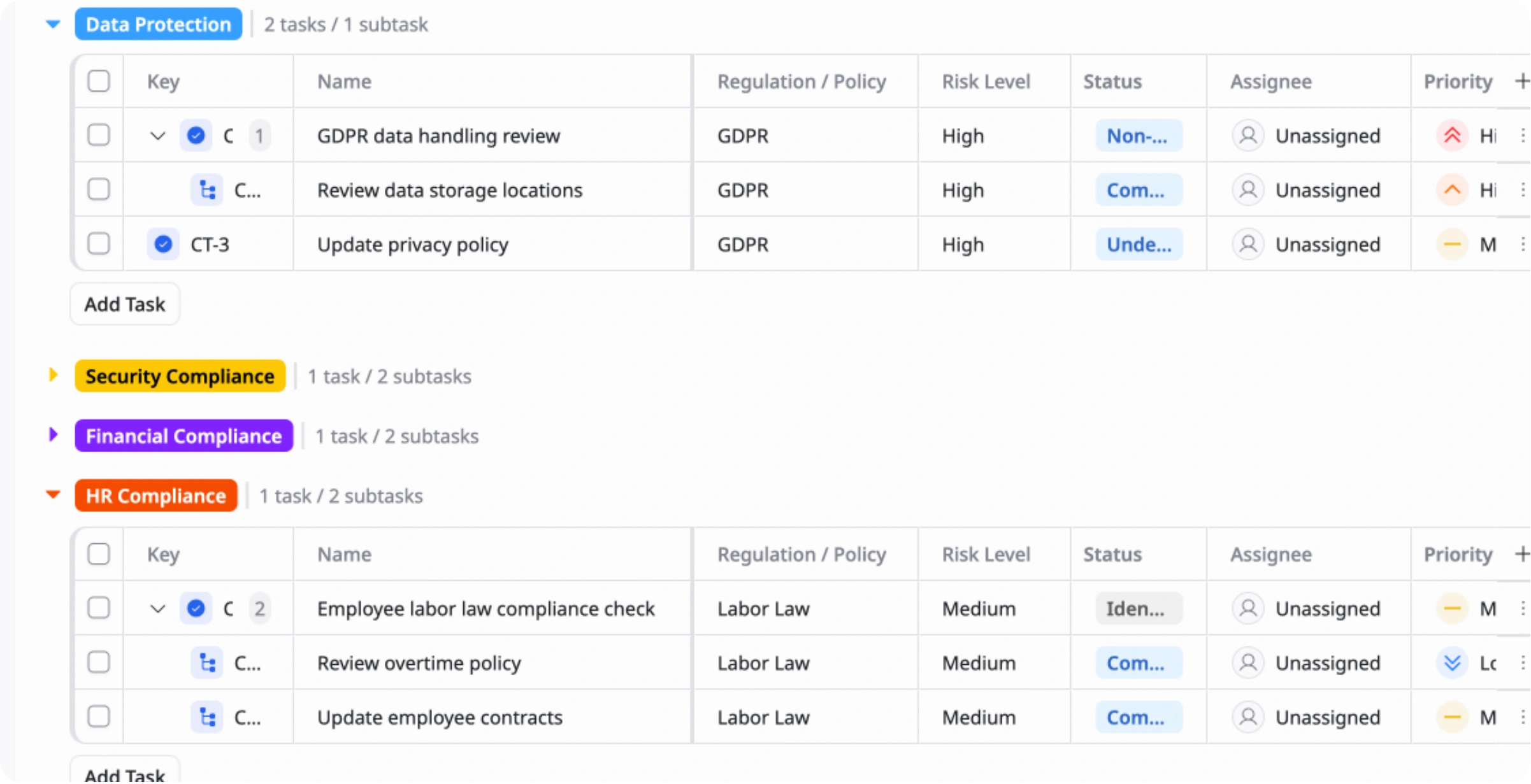 Compliance Tracking Template hero image