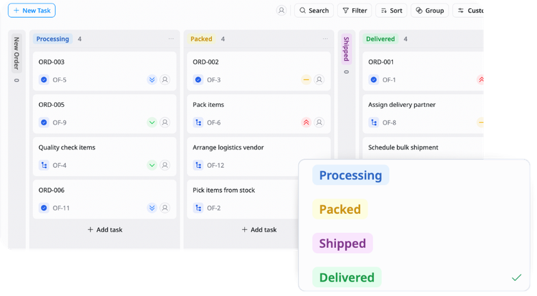 Fulfillment tracking
