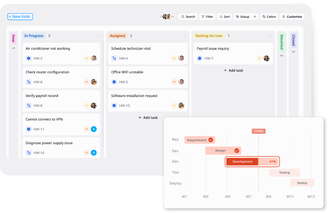 Helpdesk Workflow Template hero image
