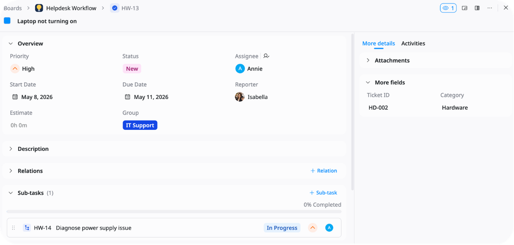 Break down complex requests