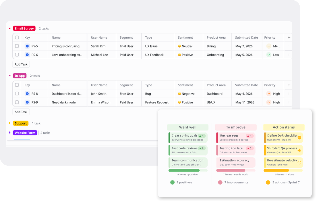 Product Feedback Survey Template hero image