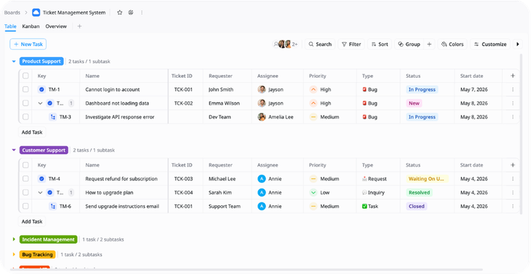 Ticket Intake Tracker